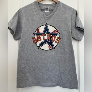 Houston Astros T-Shirt - Team Logo Tee | gray | S